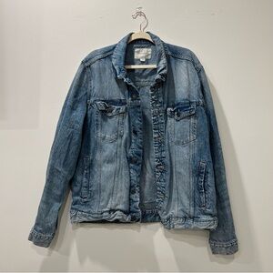 Oversized denim jacket